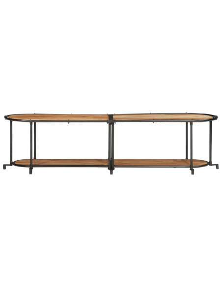 Mobile Porta TV 160x42x40 cm in Legno Massello di Acacia