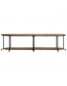 Mobile Porta TV 160x42x40 cm in Massello di Mango Grezzo