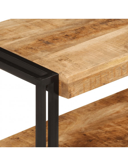 Mobile Porta TV 200x30x40 cm in Legno Massello di Mango