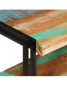 Mobile Porta TV 200x30x40 cm in Legno Massello di Recupero