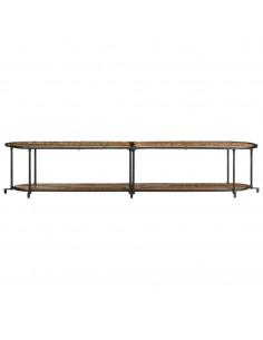 Mobile Porta TV 200x42x40 cm in Legno Massello di Recupero