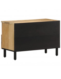 Mobile Porta TV 70x33x46 cm in Legno Massello di Mango