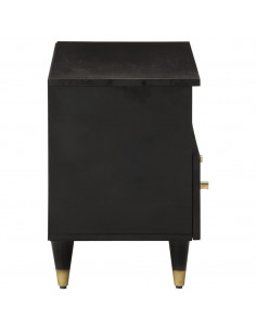 Mobile Porta TV 70x33x46 cm in Legno Massello di Mango