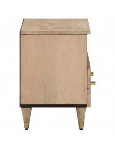 Mobile Porta TV 70x33x46 cm in Legno Massello di Mango