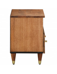 Mobile Porta TV 70x33x46 cm in Legno Massello di Mango