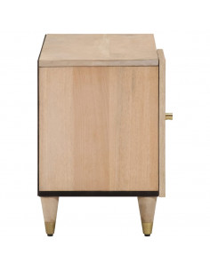 Mobile Porta TV 80x31x46 cm in Legno Massello di Mango