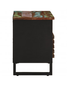 Mobile Porta TV 80x34x46 cm in Legno Massello di Acacia