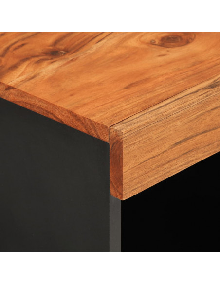 Mobile Porta TV 85x33x43,5 cm in Legno Massello di Acacia