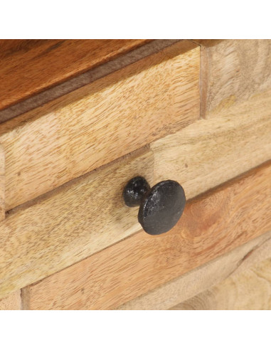 Mobile Porta TV 90x30x35 cm in Legno Massello di Mango