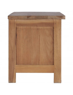 Mobile Porta TV 90x30x35 cm in Legno Massello di Teak