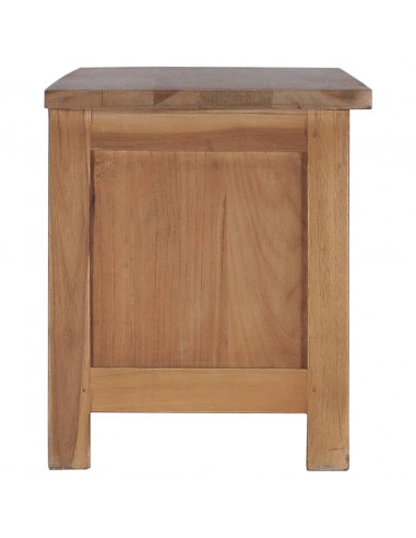 Mobile Porta TV 90x30x35 cm in Legno Massello di Teak