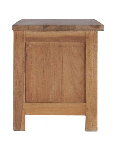 Mobile Porta TV 90x30x35 cm in Legno Massello di Teak