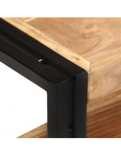 Mobile Porta TV 90x30x40 cm in Legno Massello di Acacia