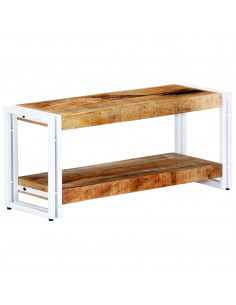 Mobile Porta TV 90x30x40 cm in Legno Massello di Mango