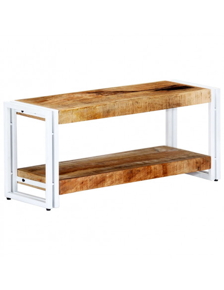 Mobile Porta TV 90x30x40 cm in Legno Massello di Mango