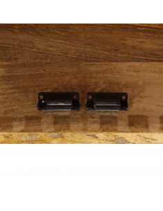 Mobile Porta TV 90x30x40 cm in Legno Massello di Mango