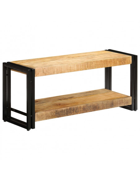 Mobile Porta TV 90x30x40 cm in Legno Massello di Mango