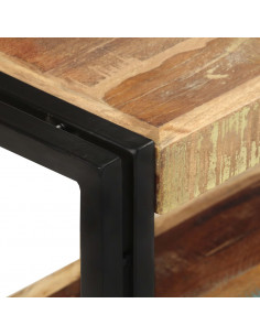 Mobile Porta TV 90x30x40 cm in Legno Massello di Recupero