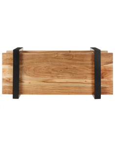 Mobile Porta TV 90x40x40 cm in Legno Massello di Acacia