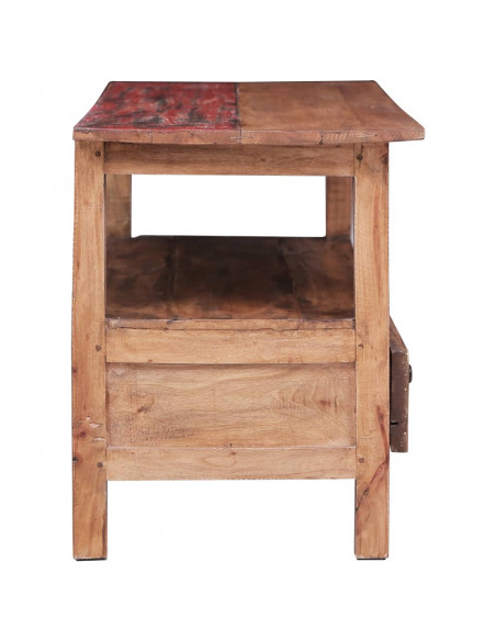 Mobile Porta TV 90x40x50 cm in Legno Massello di Recupero