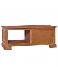 Mobile Porta TV 90x50x37 cm in Legno Massello di Teak