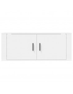 Mobile Porta TV a Parete Bianco 100x34,5x40 cm