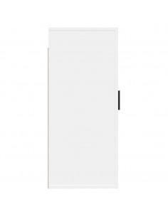 Mobile Porta TV a Parete Bianco 40x34,5x80 cm