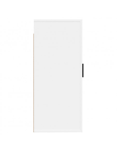 Mobile Porta TV a Parete Bianco 40x34,5x80 cm