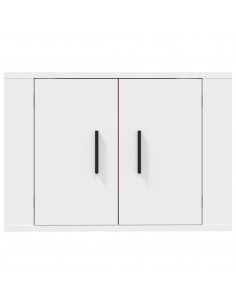 Mobile Porta TV a Parete Bianco 57x34,5x40 cm