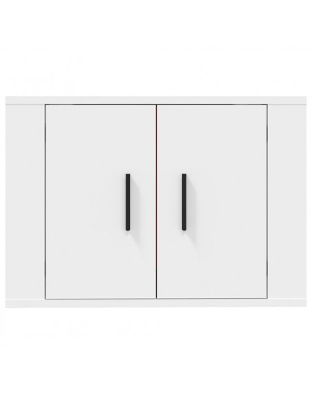 Mobile Porta TV a Parete Bianco 57x34,5x40 cm