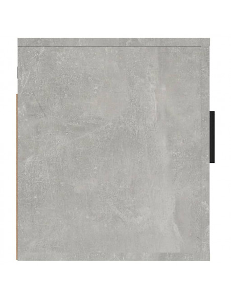 Mobile Porta TV a Parete Grigio Cemento 40x34,5x40 cm