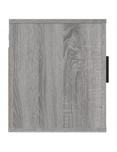 Mobile Porta TV a Parete Grigio Sonoma 40x34,5x40 cm