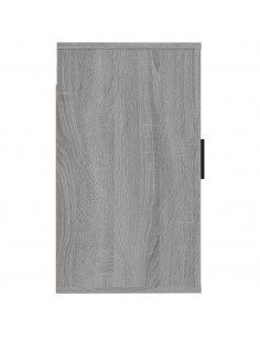 Mobile Porta TV a Parete Grigio Sonoma 40x34,5x60 cm