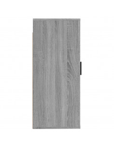 Mobile Porta TV a Parete Grigio Sonoma 40x34,5x80 cm