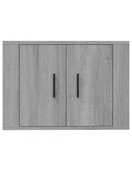 Mobile Porta TV a Parete Grigio Sonoma 57x34,5x40 cm