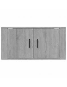 Mobile Porta TV a Parete grigio sonoma 80x34,5x40 cm