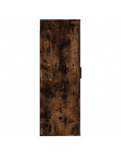 Mobile Porta TV a Parete Rovere Fumo 40x34,5x100 cm