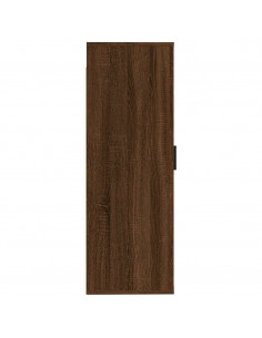 Mobile Porta TV a Parete Rovere Marrone 40x34,5x100 cm