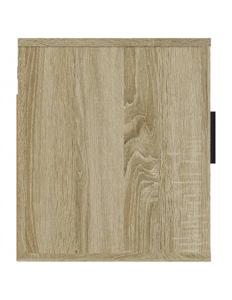 Mobile Porta TV a Parete Rovere Sonoma 40x34,5x40 cm