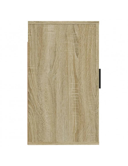 Mobile Porta TV a Parete Rovere Sonoma 40x34,5x60 cm