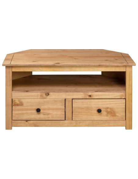 Mobile Porta TV Angolare 93x49x49 cm Pino Massello Panama Range