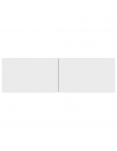 Mobile Porta TV Bianco 100x30x30 cm in Legno Multistrato