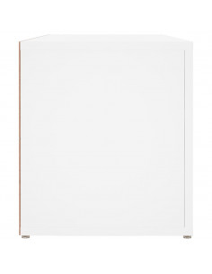 Mobile Porta TV Bianco 100x31,5x35 cm in Legno Multistrato