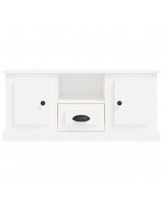 Mobile Porta TV Bianco 100x35,5x45 cm in Legno Multistrato