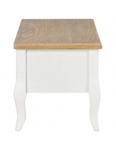 Mobile Porta TV Bianco 100x35x35 cm in Legno