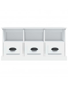 Mobile Porta TV Bianco 100x35x50 cm in Legno Multistrato