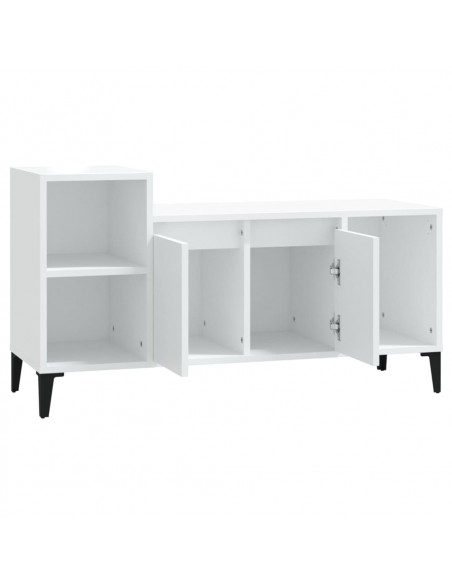 Mobile Porta TV Bianco 100x35x55 cm in Legno Multistrato