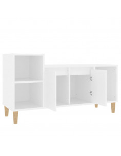 Mobile Porta TV Bianco 100x35x55 cm in Legno Multistrato
