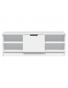 Mobile Porta TV Bianco 102x35,5x36,5 cm in Legno Multistrato