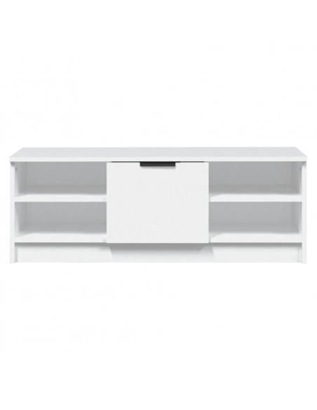 Mobile Porta TV Bianco 102x35,5x36,5 cm in Legno Multistrato